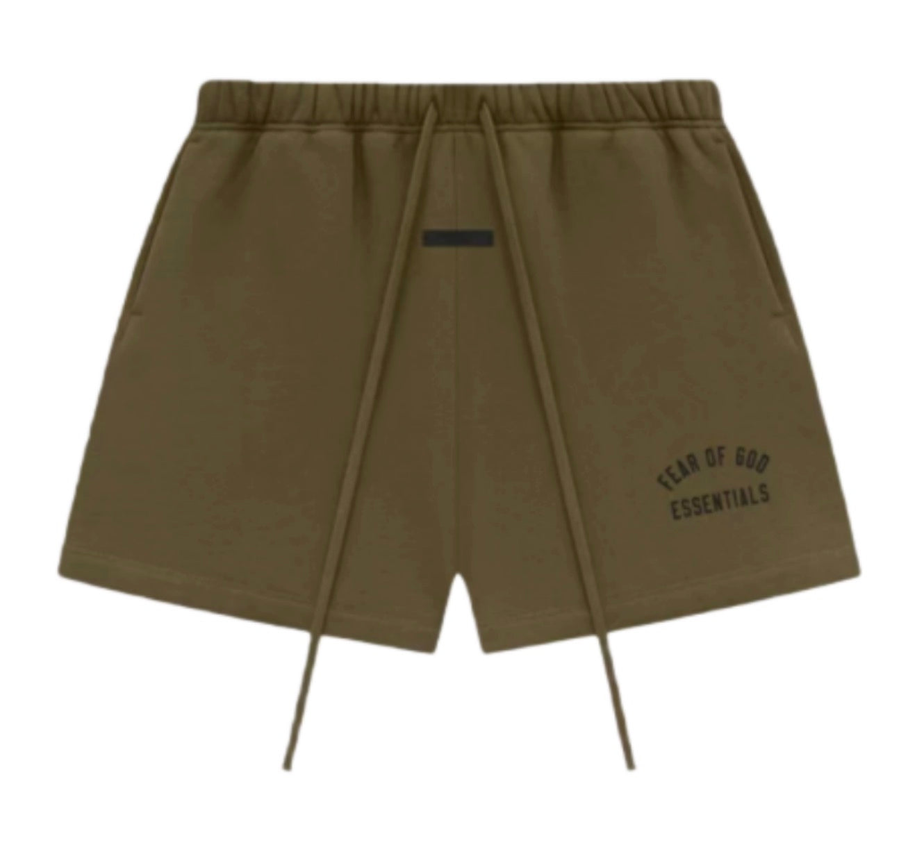 Essentials Fear Of God FW24 Olive Green Shorts