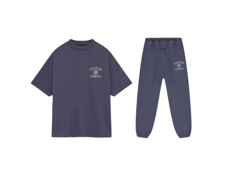 Essentials Fear Of God FW24 Marine Tee & Joggers Set