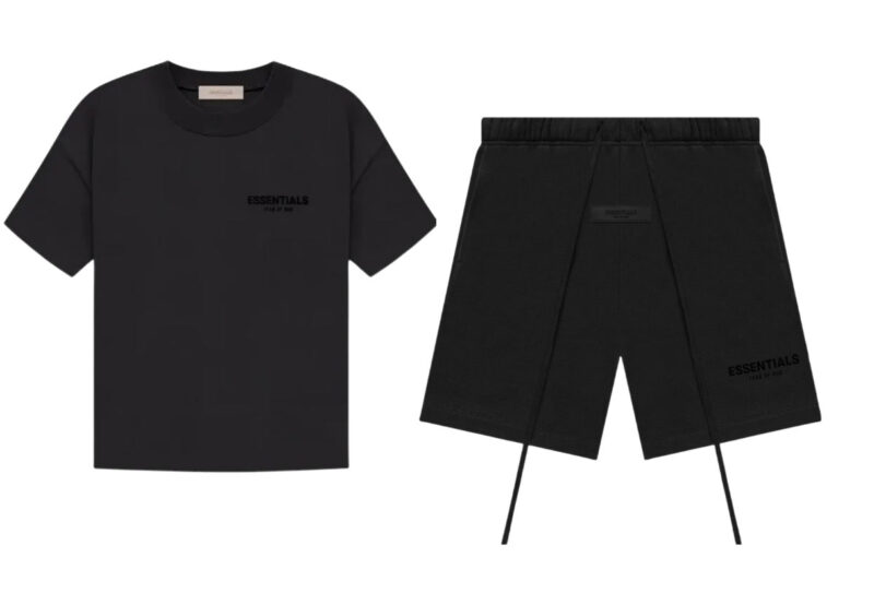 Essentials Fear Of God Stretch Limo Short & Tee Set