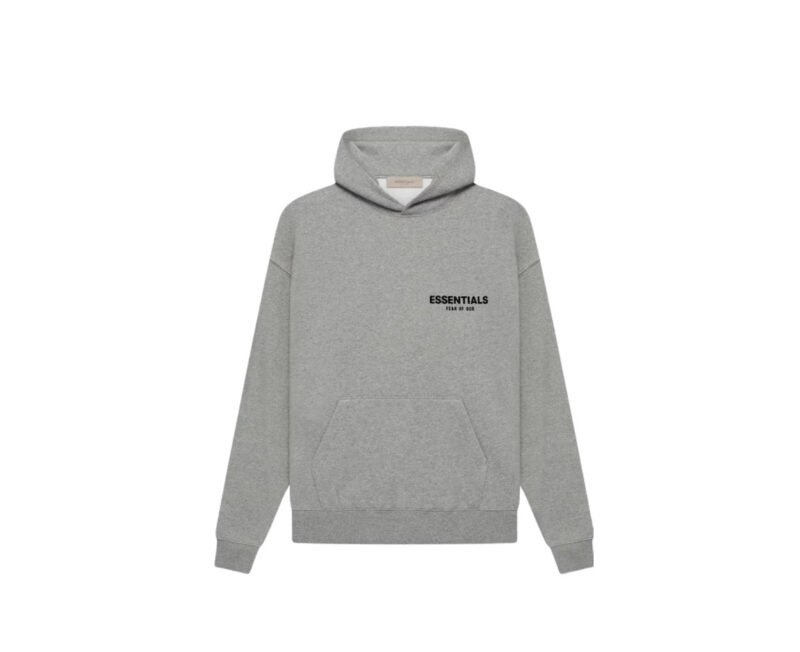 Essentials Fear Of God SS22 Dark Oatmeal Hoodie