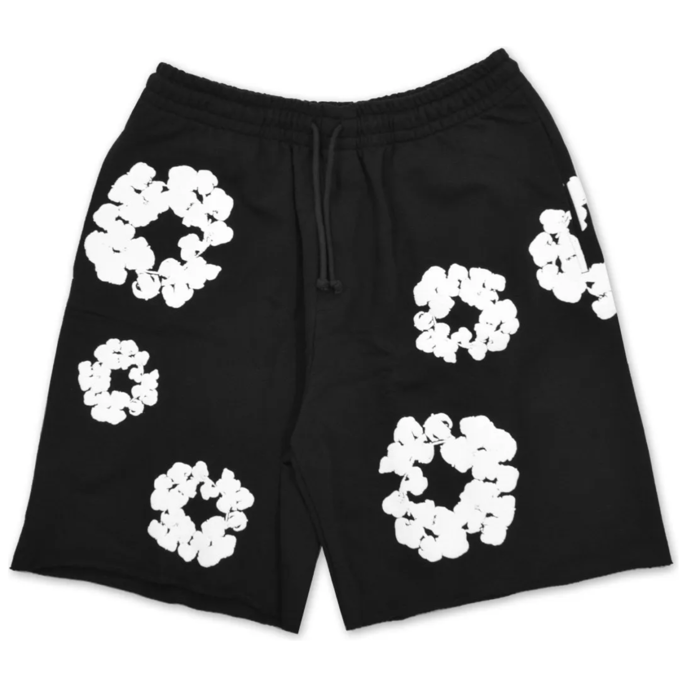 Denim Tears Cotton Wreath Shorts Black