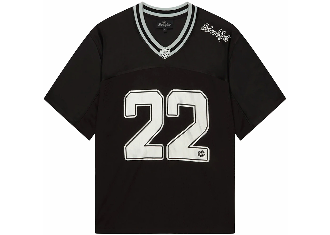 Broken Planet Football Jersey (FW24) Black/Silver