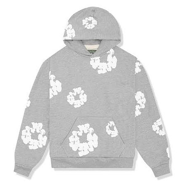 Denim Tears Cotton Wreath Hoodie Grey